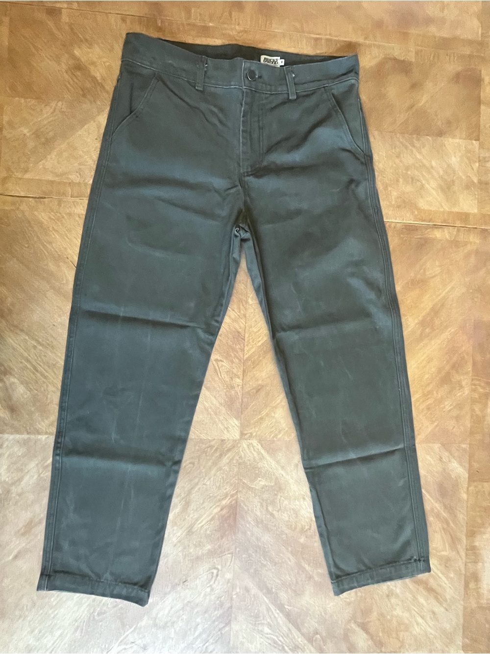🌿 BRICKS & WOOD “A South Central Company” Pants — Army Green — Sz 34 🌿